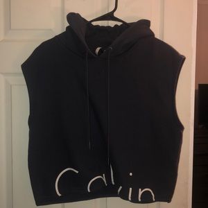 Calvin Klein sleeveless sweatshirt